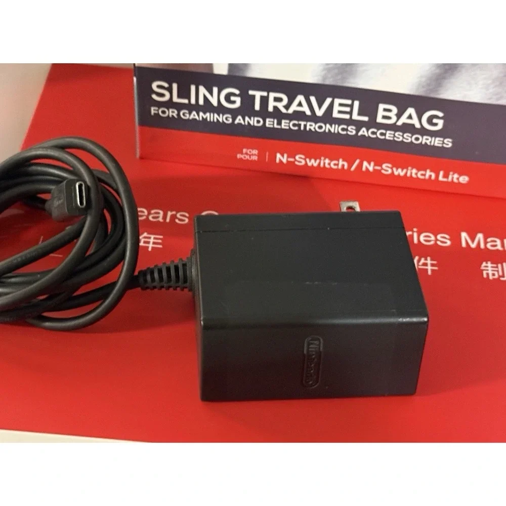 Nintendo Switch Lite Bundle w/ 2 Games, Charger + NEW Bags – Works Great